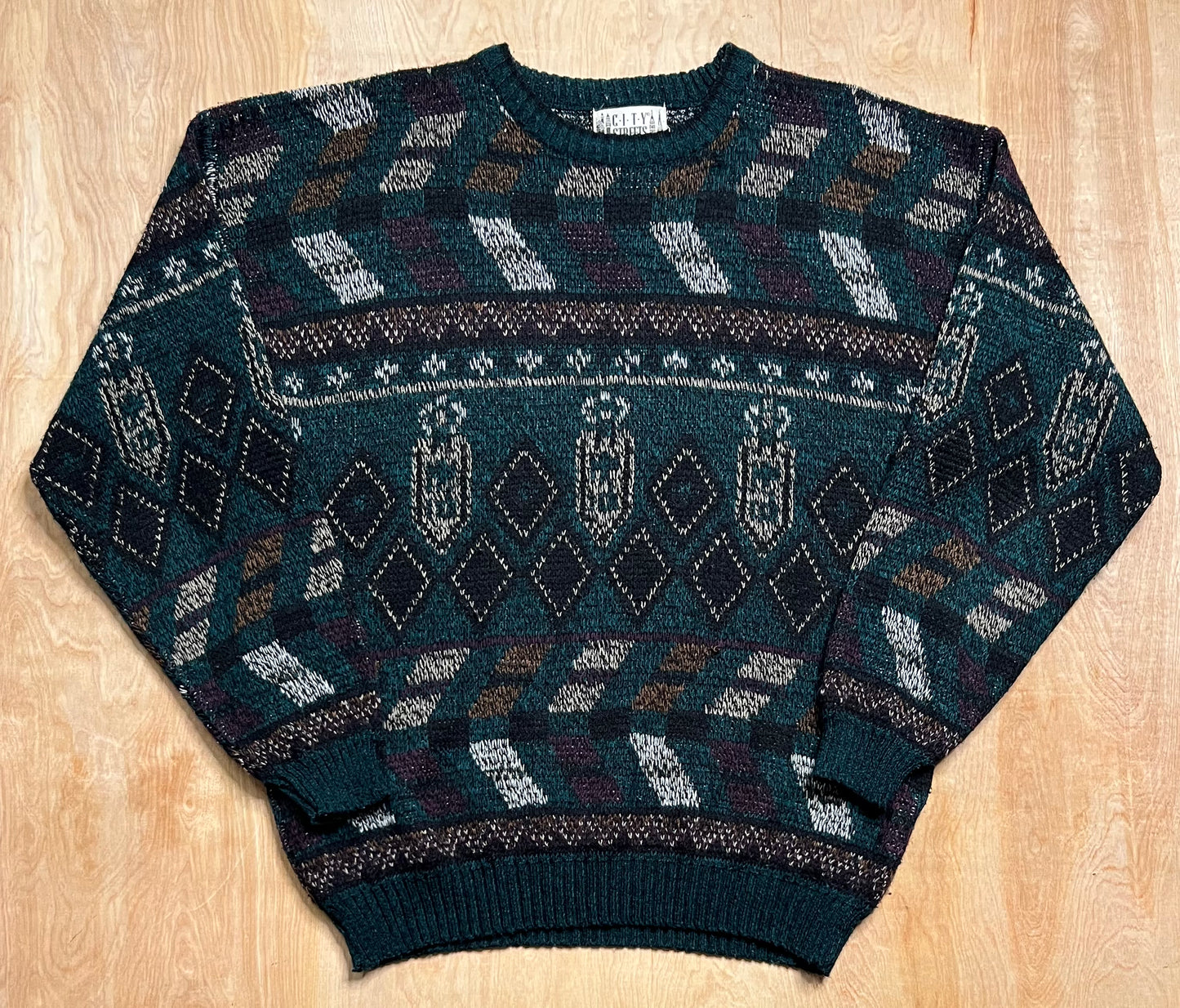 Vintage City Streets Sweater