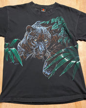Load image into Gallery viewer, Vintage AOP Panther Jungle Scene Single Stitch T-Shirt
