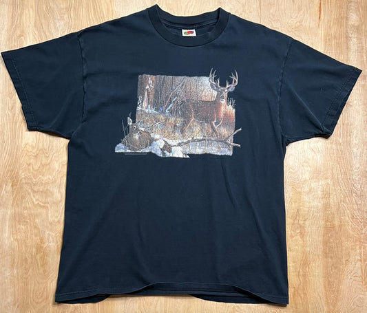 Vintage Distressed Whitetail Deer T-Shirt