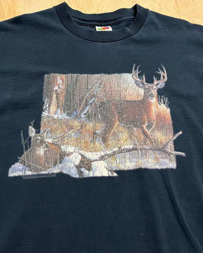 Vintage Distressed Whitetail Deer T-Shirt