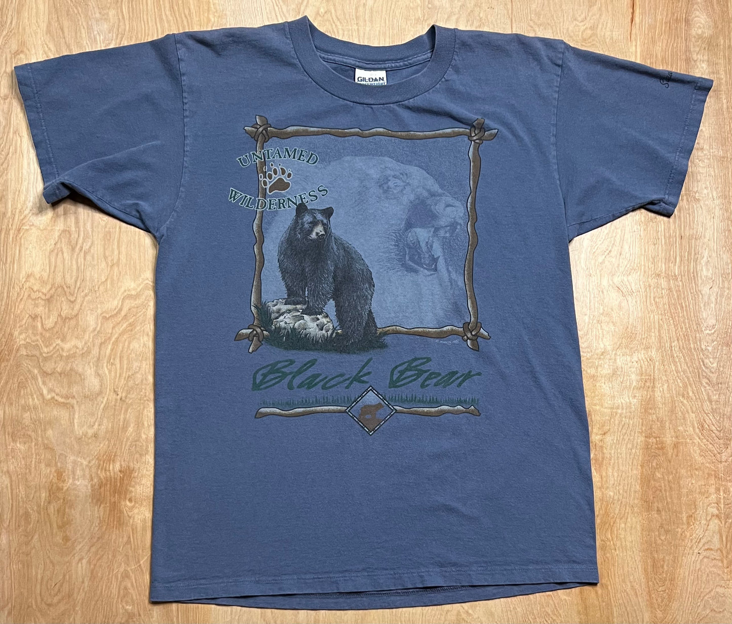 Vintage Untamed Wilderness: Black Bear T-Shirt
