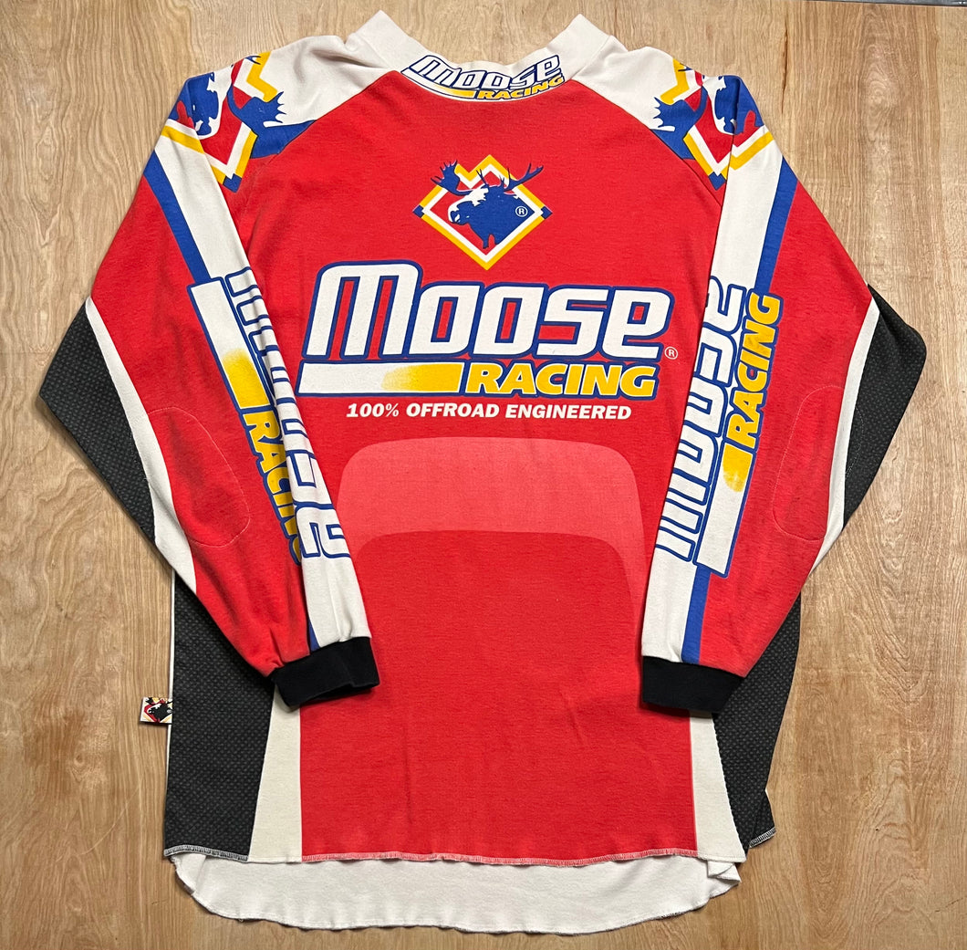 Vintage Moose Racing Long Sleeve Mock Neck