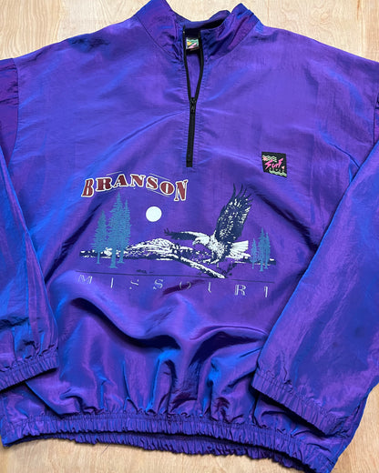 Vintage Surf Style Branson, Missouri Retro Windbreaker