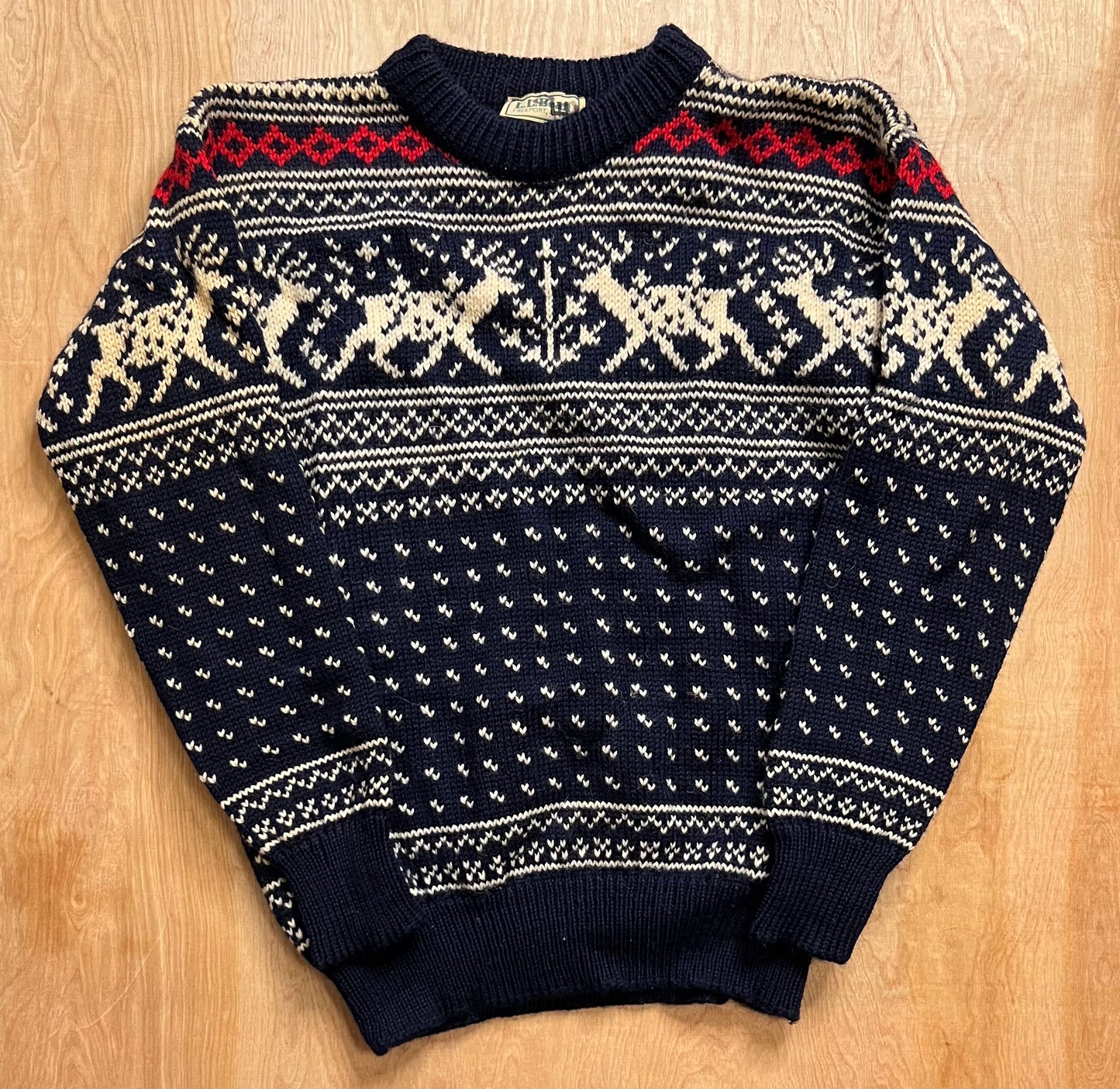 Vintage LL Bean Holiday Sweater