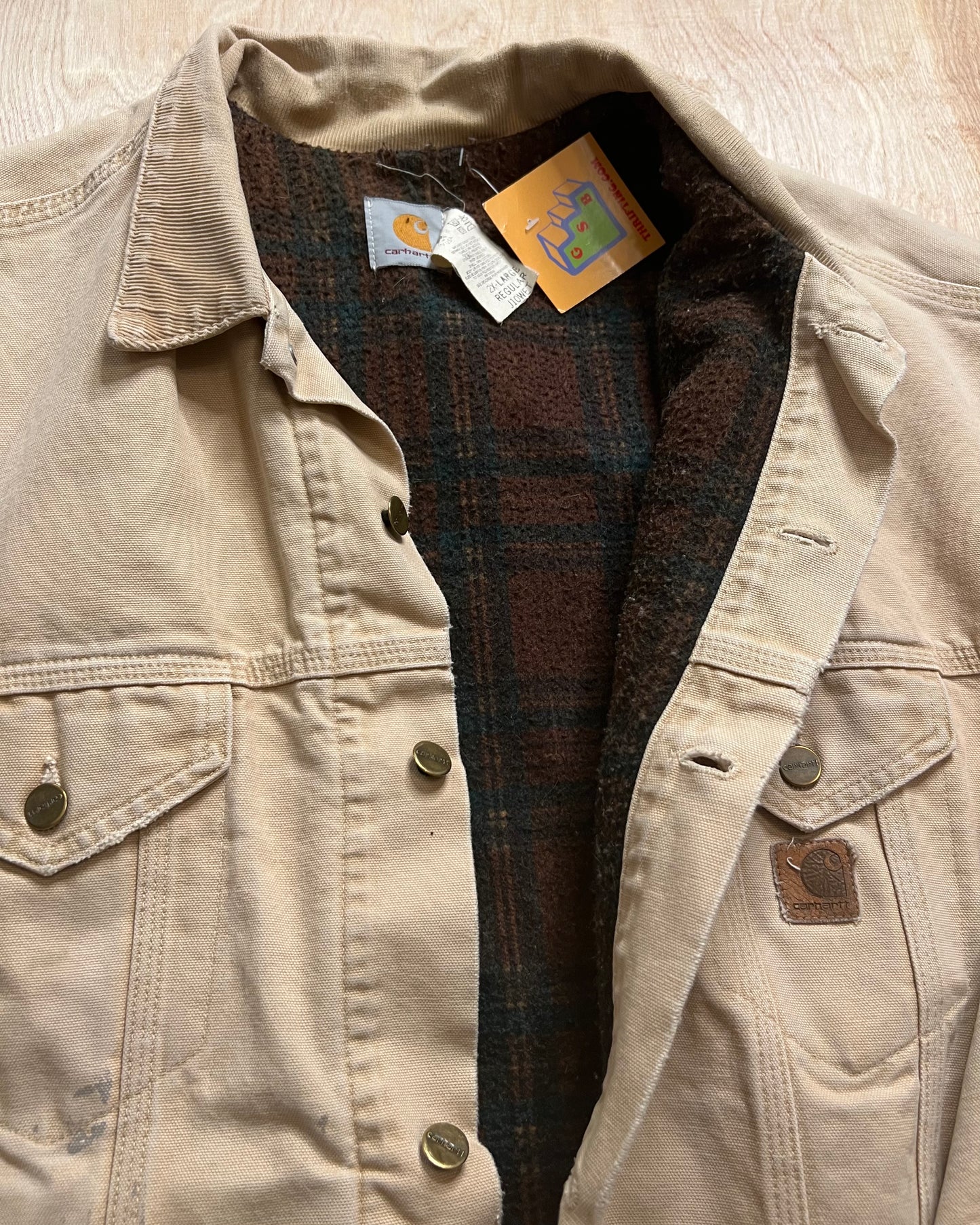 Vintage Carhartt Blanket Lined Detroit Jacket