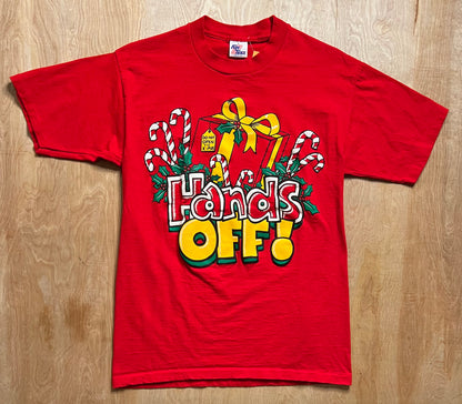 Vintage Christmas "Hands off!" Single Stitch T-Shirt