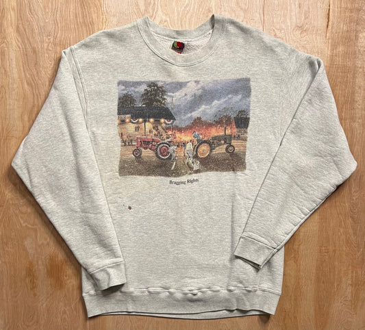 Vintage "Bragging Rights" Tractor Pull Crewneck