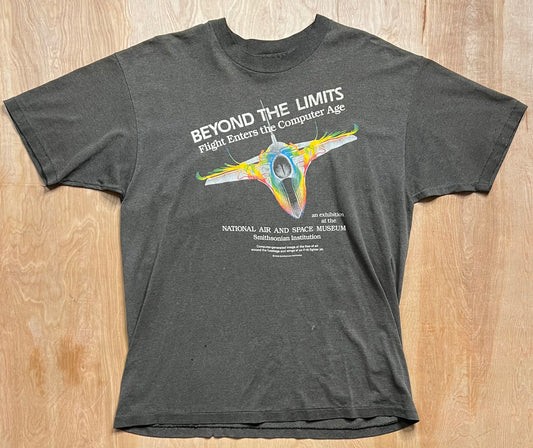 1989 "Beyond the Limits" National Air and Space Museum Single Stitch T-Shirt