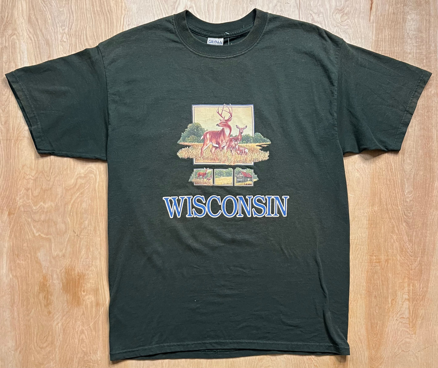 Vintage Wisconsin Whitetail Deer T-Shirt
