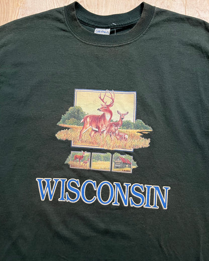 Vintage Wisconsin Whitetail Deer T-Shirt