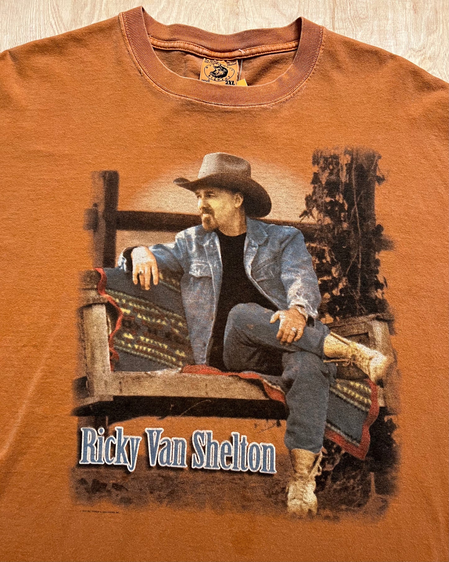 2001 Ricky Van Shelton Tour T-Shirt