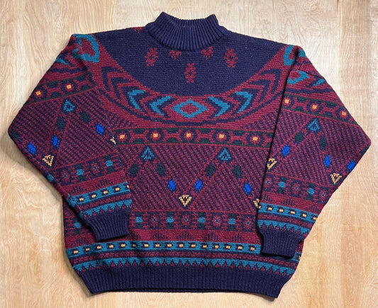 Vintage Pasta Mock-neck Sweater