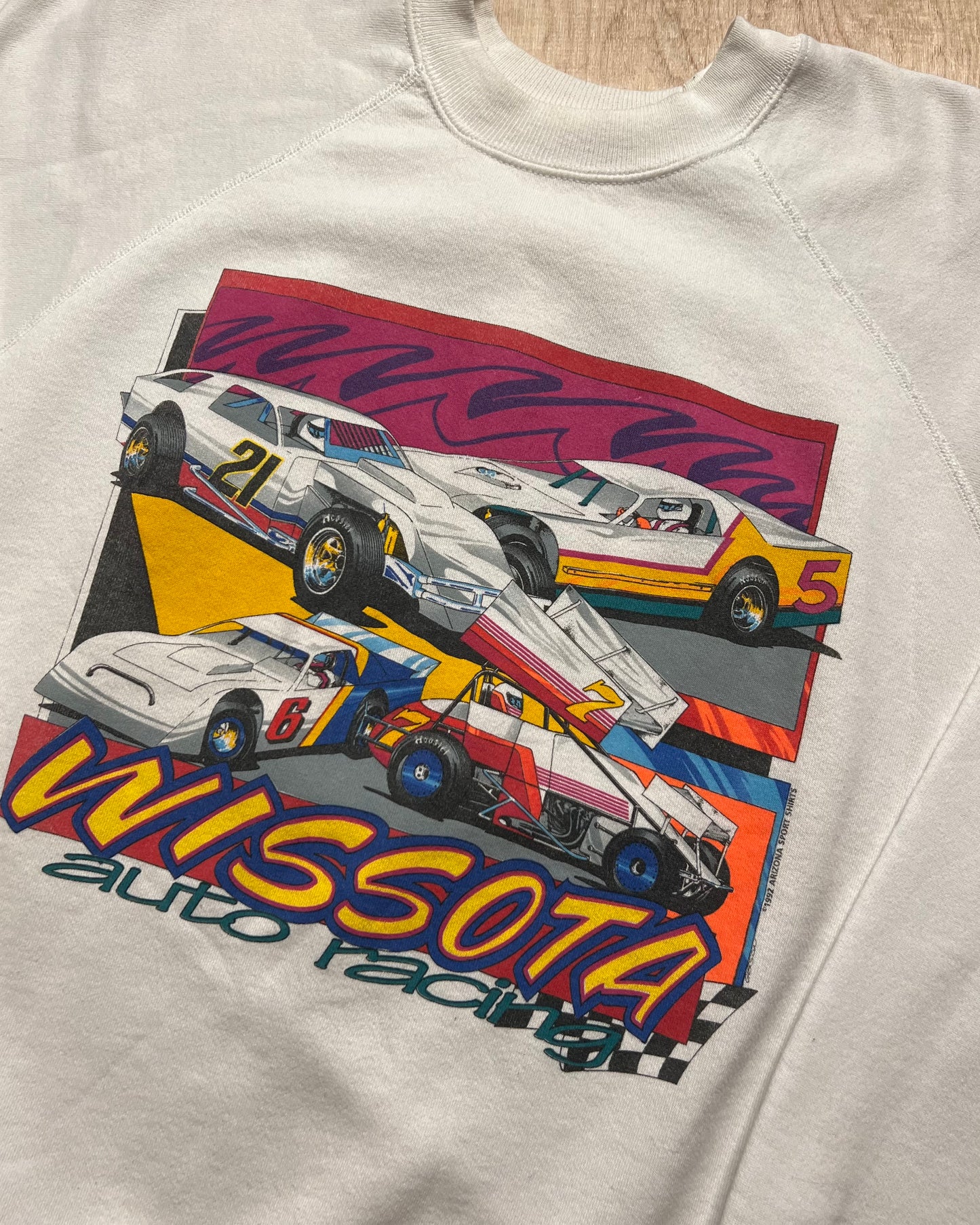 1992 Wissota Auto Racing Crewneck