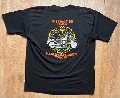 1980's Harley Davidson District 98 York, PA Single Stitch T-Shirt