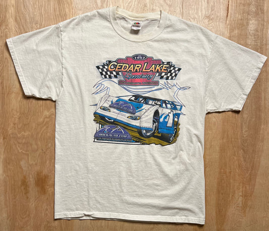 Y2K Cedar Lake Speedway New Richmond, WI T-Shirt