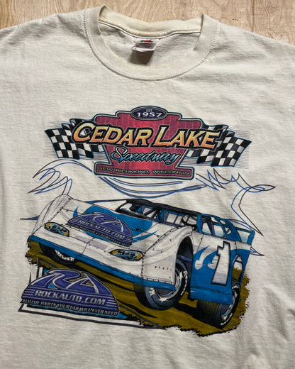 Y2K Cedar Lake Speedway New Richmond, WI T-Shirt