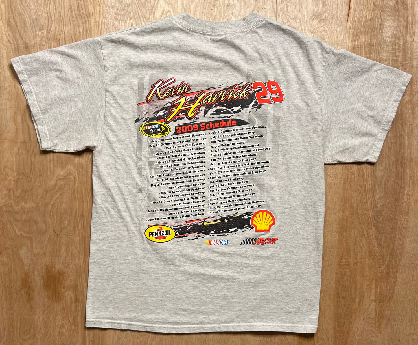 2009 Kevin Harvick Nascar Sprint Cup Series T-Shirt