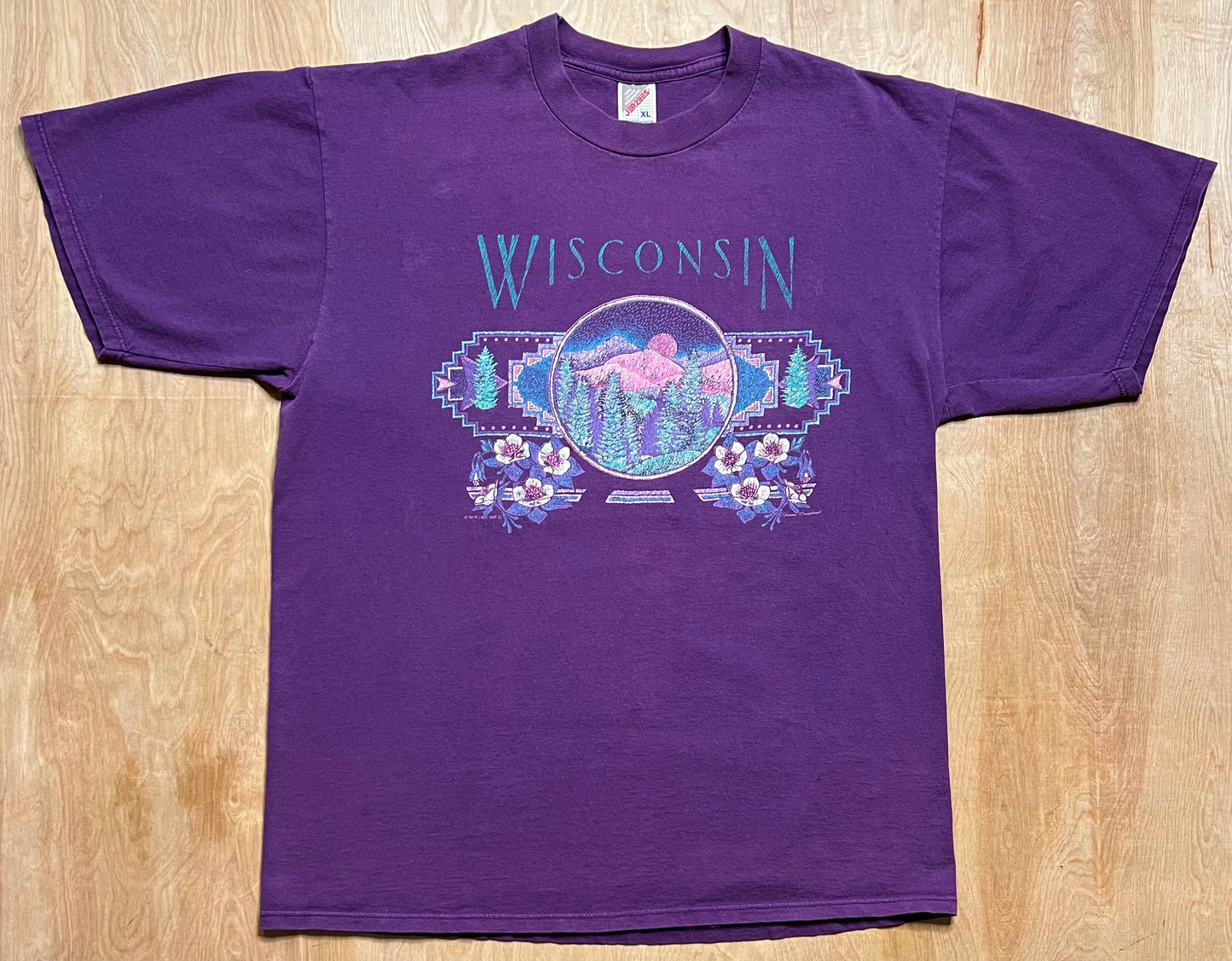 1994 Wisconsin  Wild West Shirt Company T-Shirt