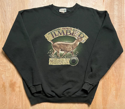 Vintage American Timber Whitetail Deer Crewneck