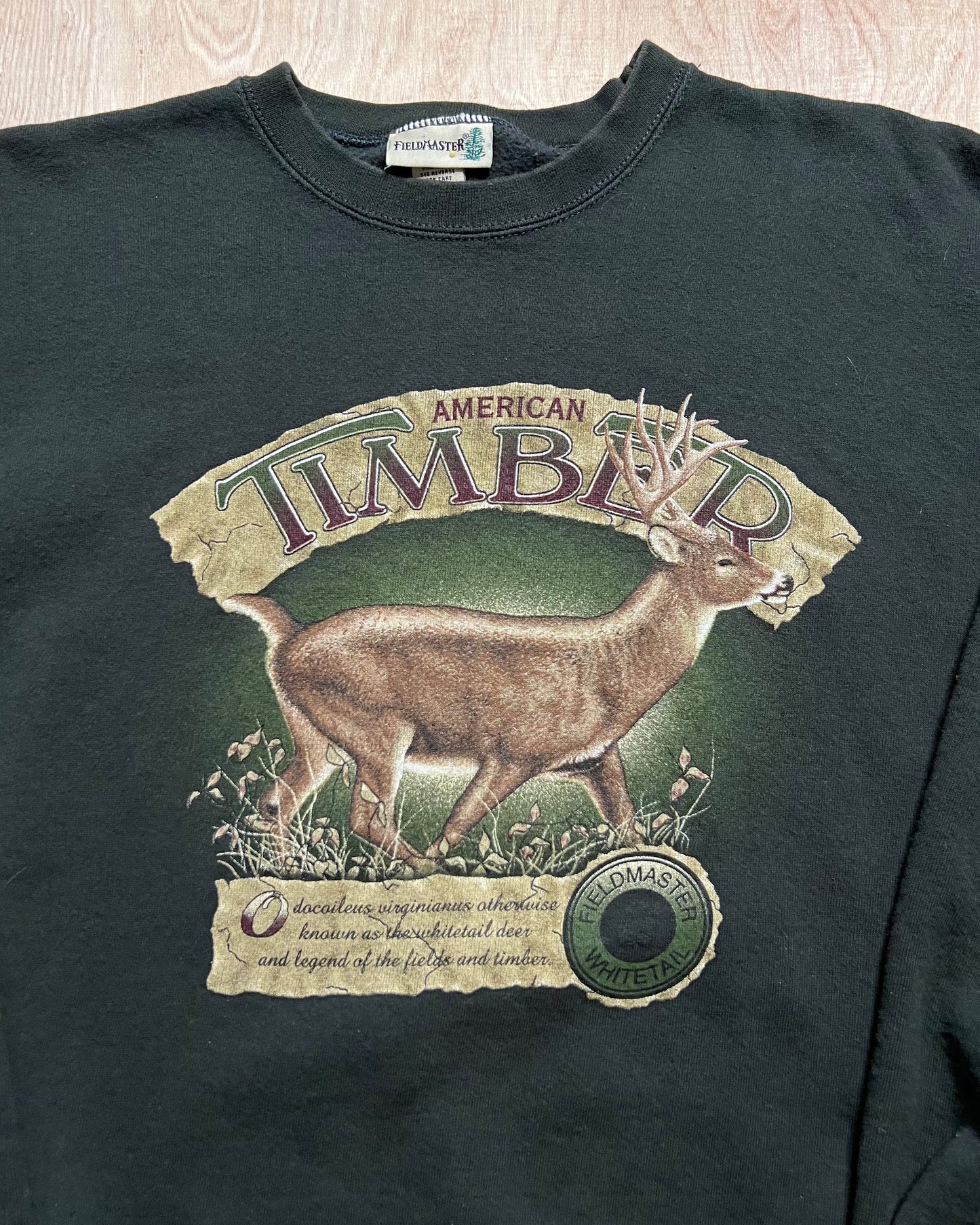 Vintage American Timber Whitetail Deer Crewneck