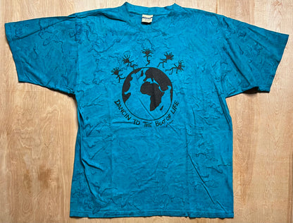 Vintage "Dancin To The Beat of Life" Tie Dye T-Shirt