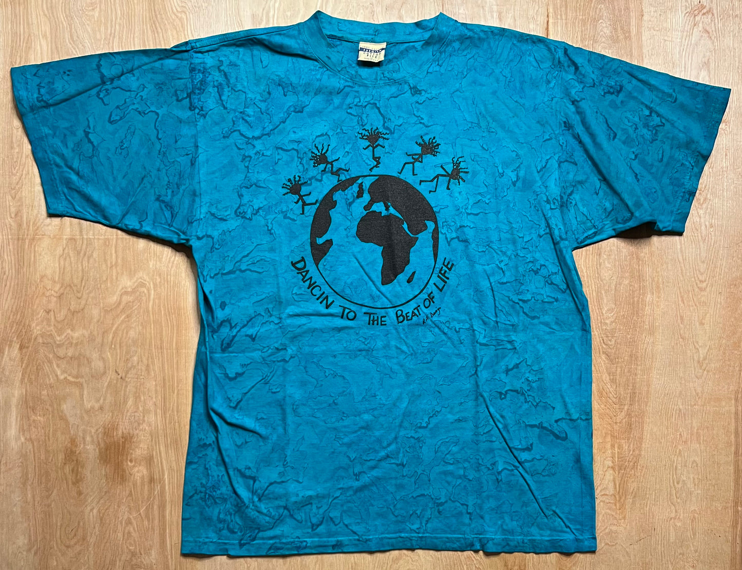 Vintage "Dancin To The Beat of Life" Tie Dye T-Shirt