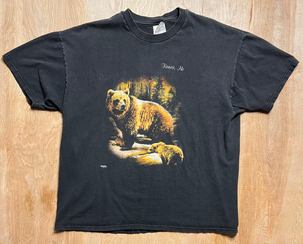Vintage Grizzly Bears Kenai, Alaska T-Shirt