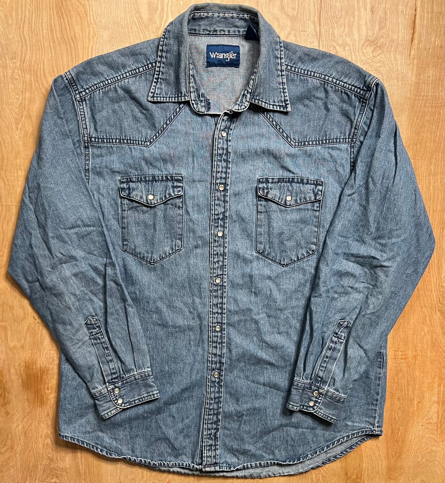 Vintage Wrangler Snap Button Flannel