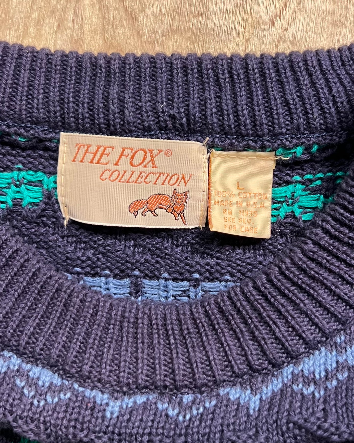 Vintage The Fox Collection Sweater