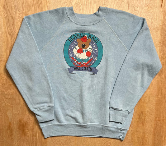 1995 "Bearly Able Ski Club" Crewneck