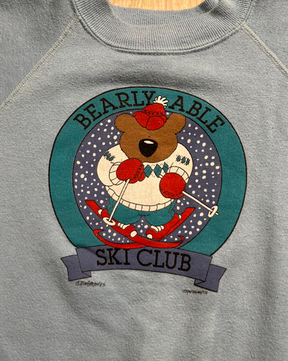 1995 "Bearly Able Ski Club" Crewneck