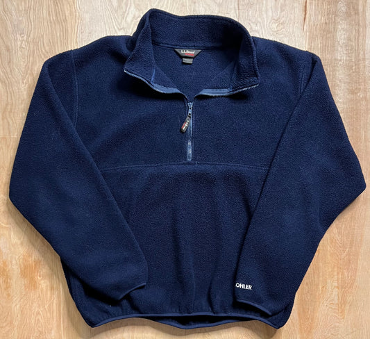 Vintage LL Bean Outdoors Quarter-Zip Fleece