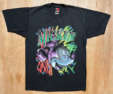 Load image into Gallery viewer, 1990&#39;s Mickey Mouse Neon Graphic T-Shirt
