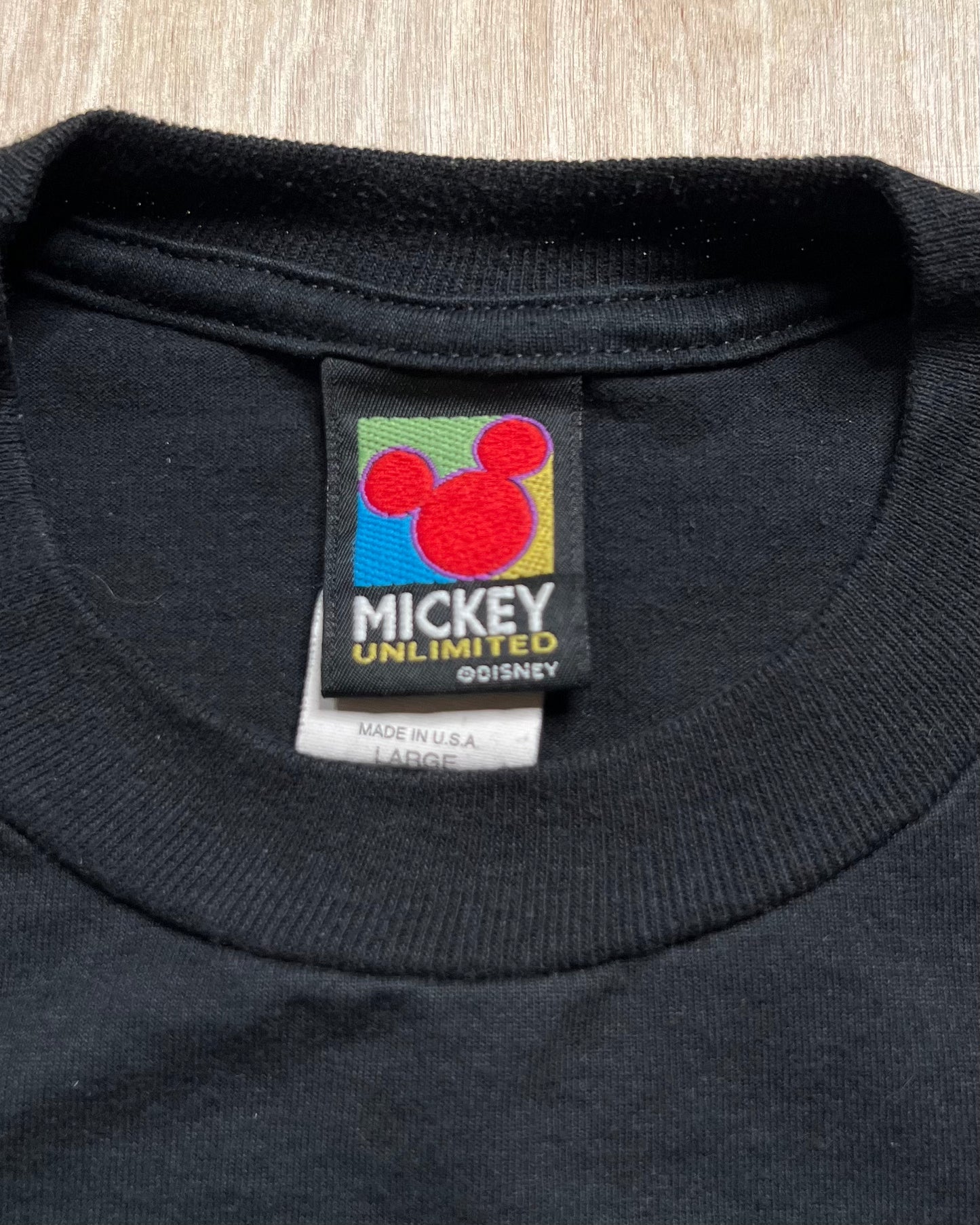 1990's Mickey Mouse Neon Graphic T-Shirt