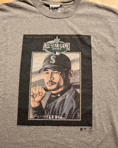 2001 MLB All Star Game Ichiro Suzuki Lee Sport T-Shirt