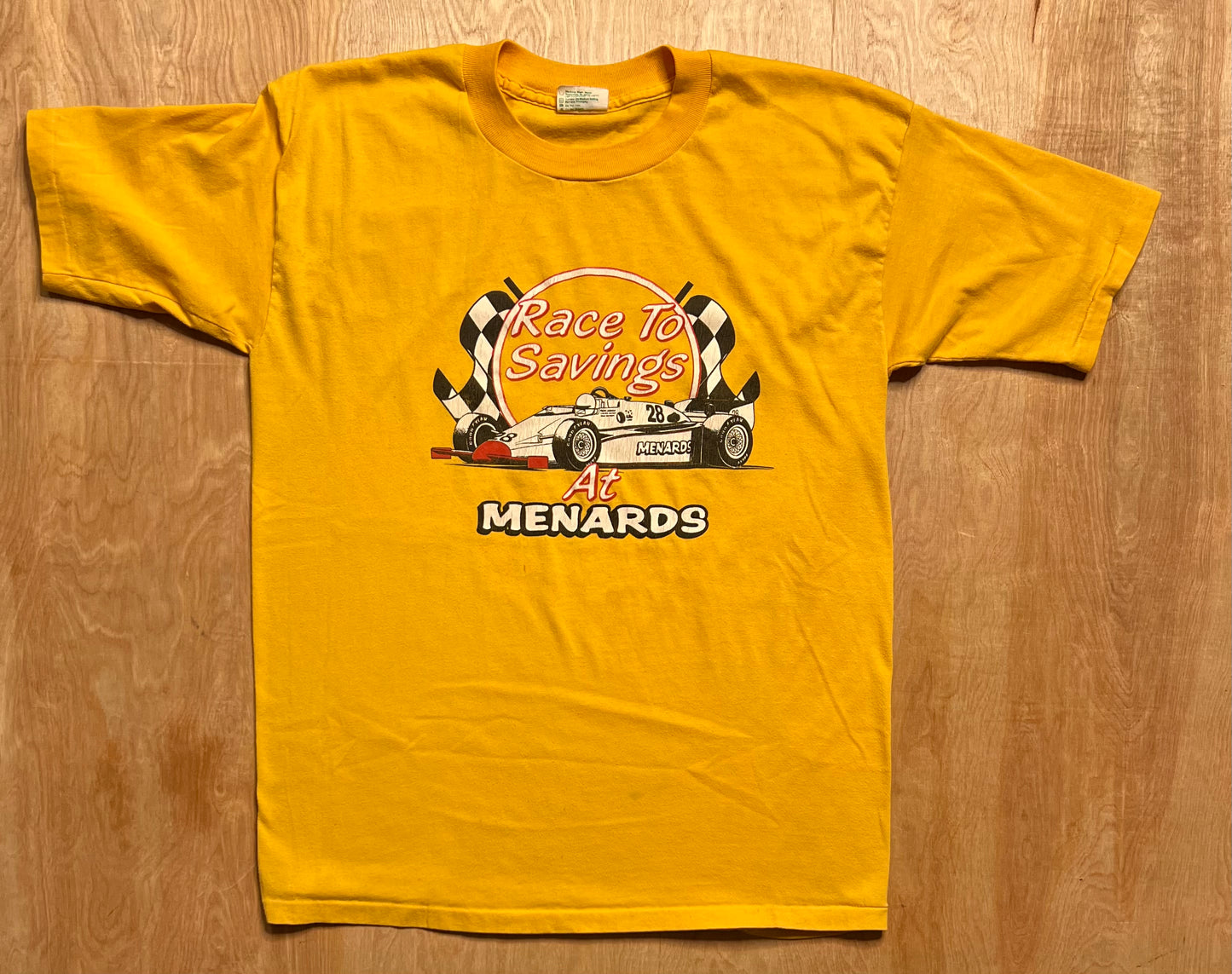 Vintage Menards "Race to Savings" Single Stitch T-Shirt