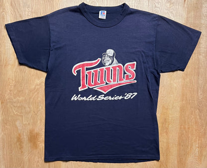 1987 Minnesota Twins World Series Single Stitch T-Shirt