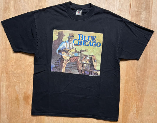 Vintage Blue Chicago T-Shirt