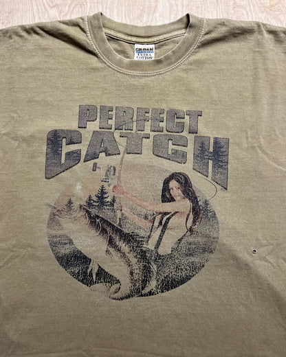 Vintage "Perfect Catch" Distressed T-Shirt