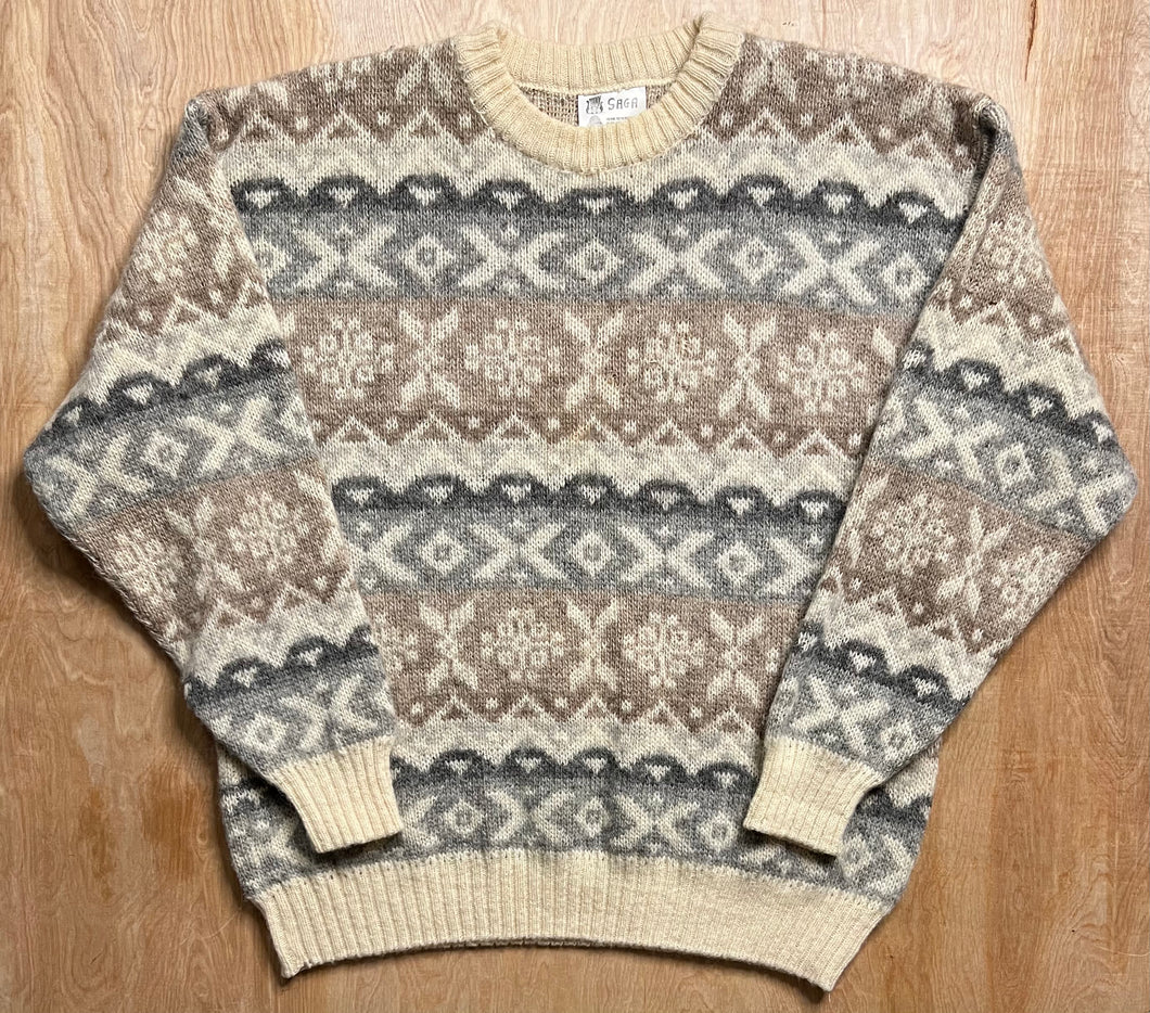 Vintage Saga Pure Wool Sweater