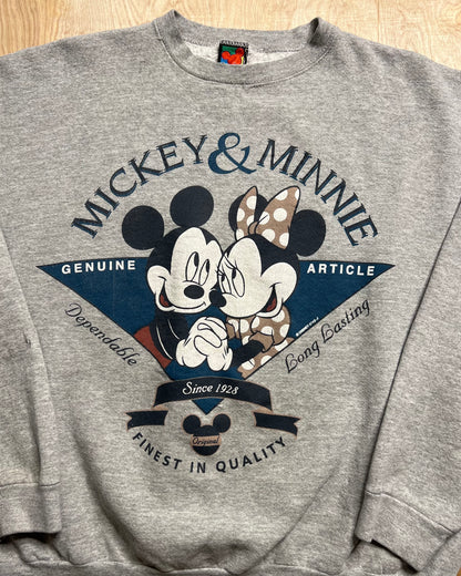 1990's Mickey & Minnie "Finest in Quality" Crewneck