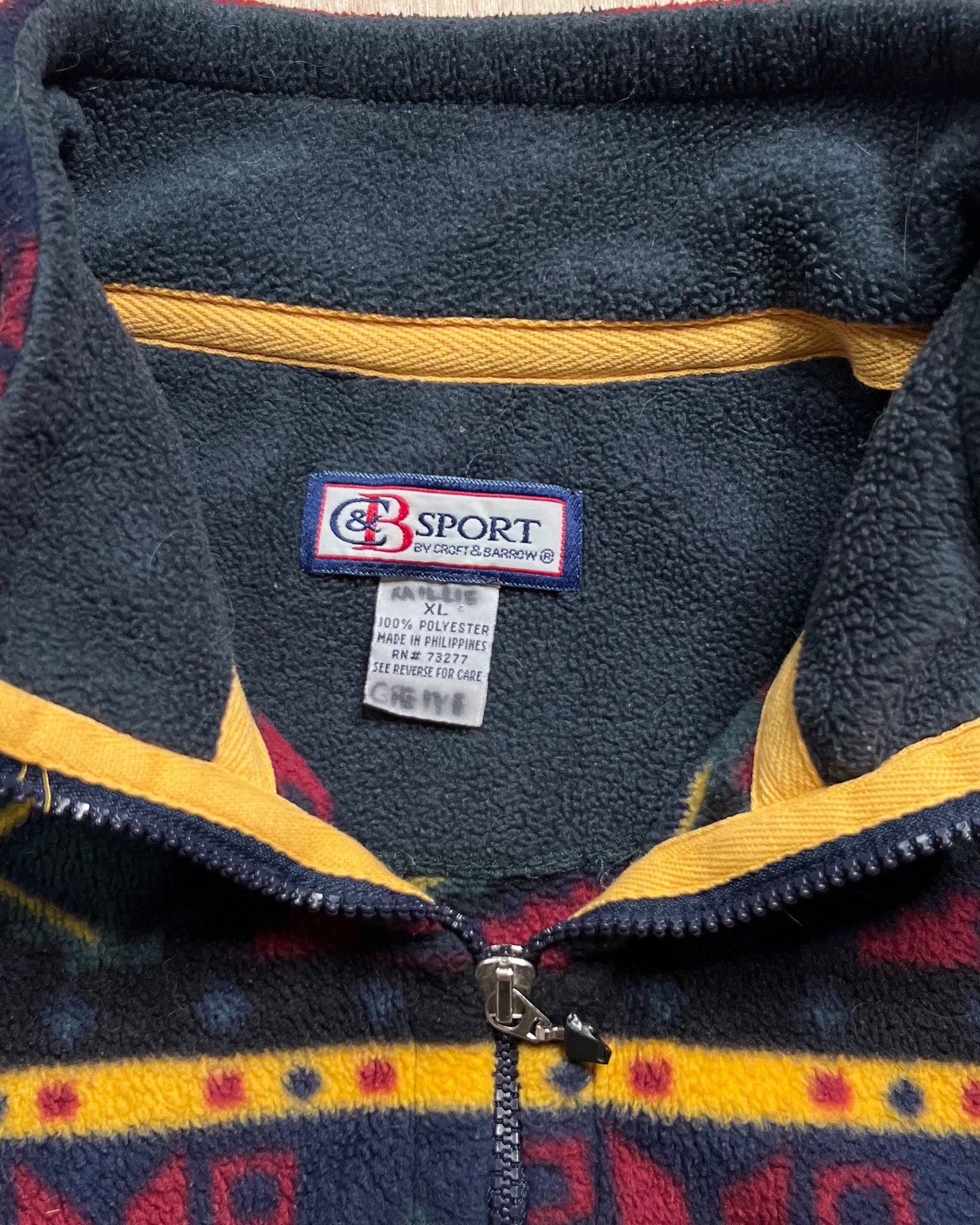 1990's Craft and Barrow Sport 1/4 Zip Fleece