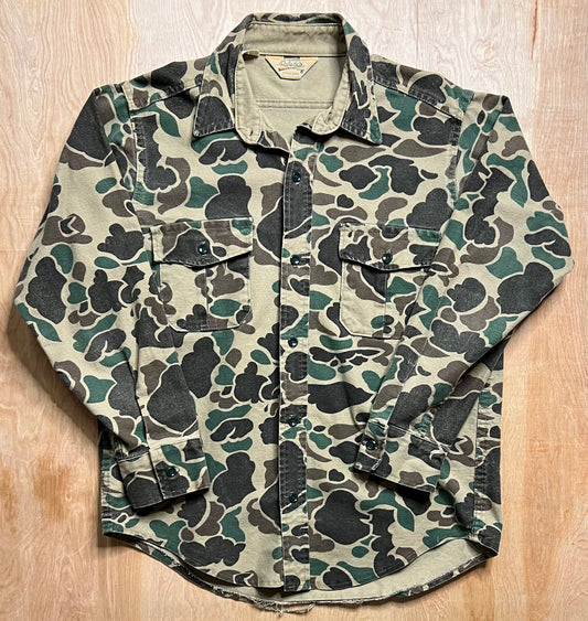 Vintage Cabelas Camo Flannel