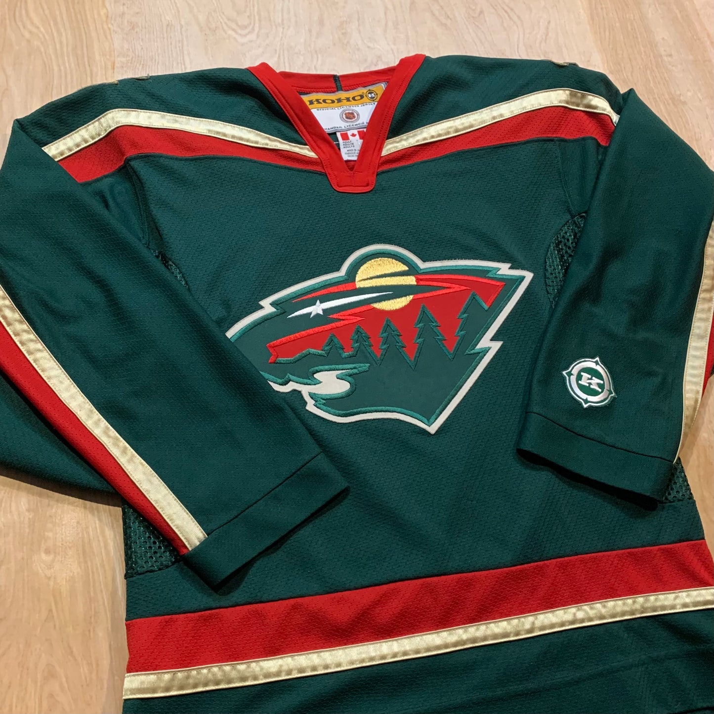 Authentic Stitched Minnesota Wild Jersey