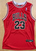 Load image into Gallery viewer, Throwback Micheal Jordan Chicago Bulls Stitched Nike Jersey
