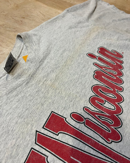 Vintage University of Wisconsin Badgers Stained T-Shirt