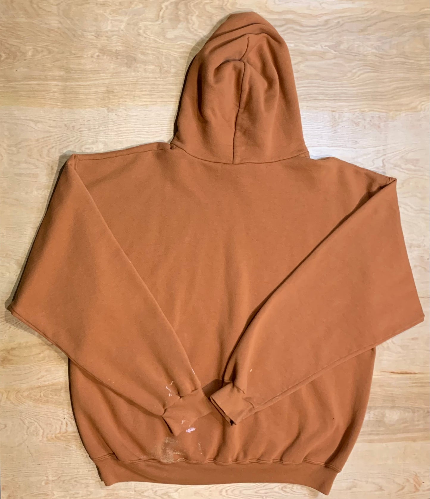 Paint Stained Orange Champion Hoodie