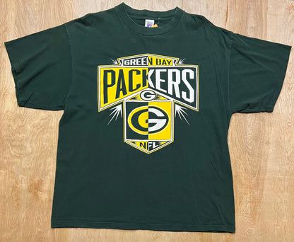 Vintage Green Bay Packers Logo 7 T-Shirt