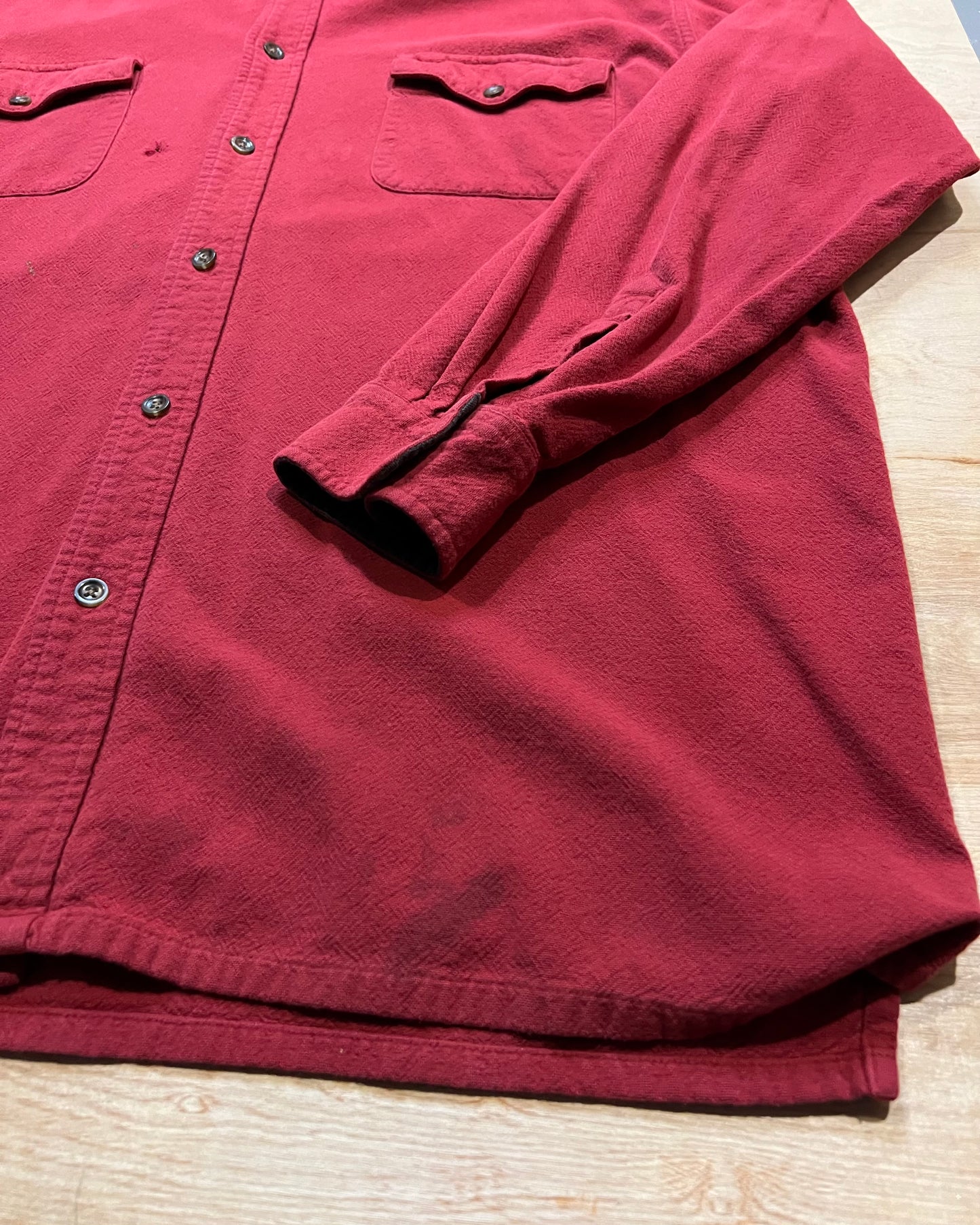 Distressed St Johns Bay Red Flannel
