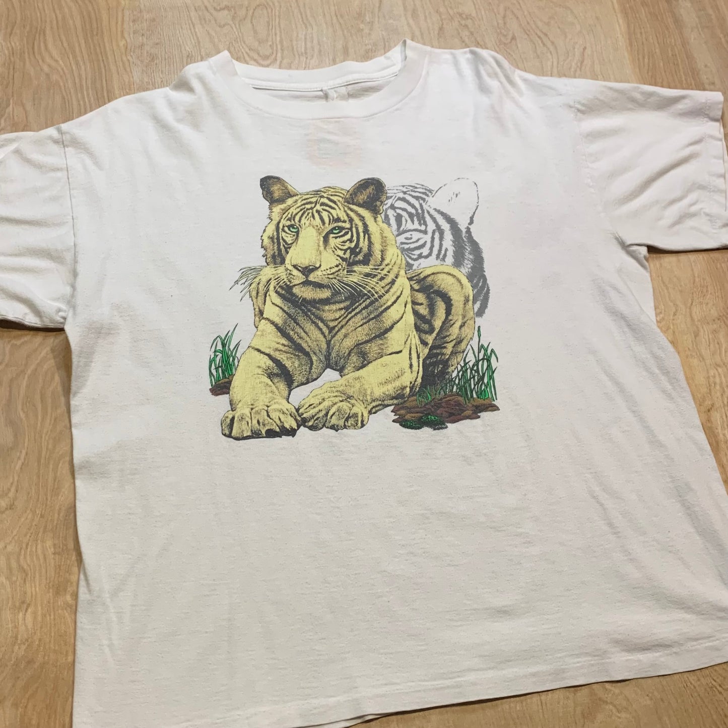 Vintage Single Stitch White Bengal Tiger T-Shirt